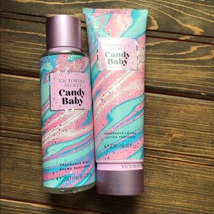 Candy baby mist and lotion